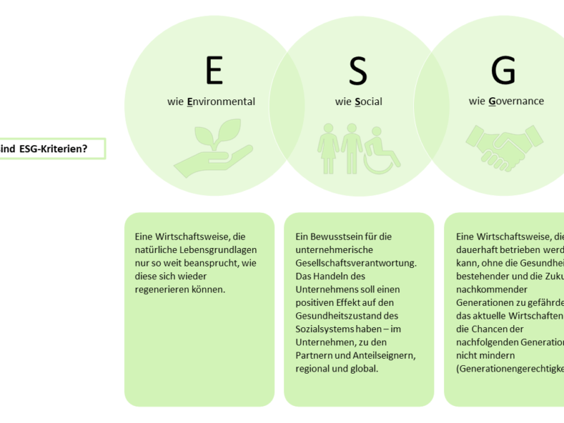 Nachhaltige Aktien – Was sind ESG-Kriterien?